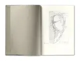 Gerhard Richter, Selbstporträt“ in: „Gerhard Richter. Text. Schriften und Interviews, 1993, Bleistift auf Papier, eingebunden in Buch in Schuber