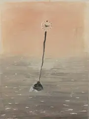 Norbert Schwontkowski, Die Uhr am Ende der Welt, 2007, Öl auf Leinwand