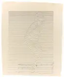 Thomas Bayrle, Marilyn, 1971, Bleistift und Rapidograph auf Transparentpapier
