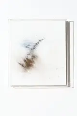 Ohne Titel by Thilo Heinzmann, 2011, Öl und Pigment auf Leinwand, in Acrylglaskasten, sold May 2021