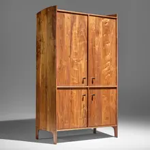 Sam Maloof, Armoire, 2008, walnut, ebony