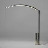 Nanda Vigo, Golden Gate floor lamp, 1970, chrome-plated steel, aluminum, stainless steel