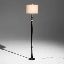 Alberto Giacometti, Tete de Femme floor lamp, 1985, patinated bronze, brass