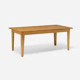 Roy McMakin, Cove dining table, 1987, maple, laminated maple