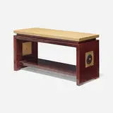 Paul Theodore Frankl, Console table, model 5034, c. 1948, mahogany, cork, brass