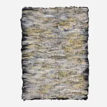 Claudy Jongstra, Throw, c. 2018, hand-felted wool, silk