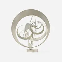 Jerome Kirk, Untitled (kinetic sculpture), 1966, aluminum