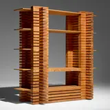Franklin Israel, Custom étagère, 1988, pine