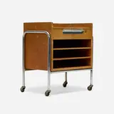 Kem Weber, Rare paint table from the Walt Disney Studios, Burbank, CA