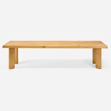 Charlotte Perriand, Long dining table, c. 1956, pine