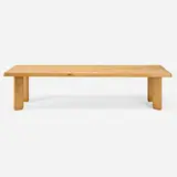 Long dining table by Charlotte Perriand, c. 1956, pine, sold Mar 2026