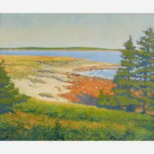 Untitled (New England Afternoon) by Henry Boller Pancoast, sold May 2019