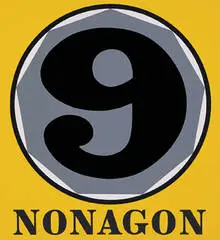 Polygon #9 Nonagon by Robert Indiana, 1975, silkscreen, sold Oct 2001