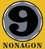 Polygon #9 Nonagon by Robert Indiana, 1975, silkscreen, sold Oct 2001