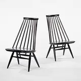 Ilmari Tapiovaara, Mademoiselle lounge chairs, pair