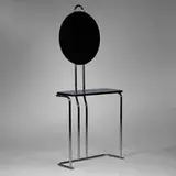 Wolfgang Hoffmann, vanity, 1930s, tubular steel, lacquered wood, glass