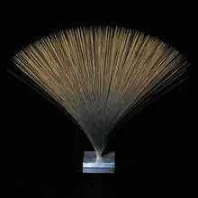 Spray sculpture by Harry Bertoia, steel, aluminum, sold Oct 2001