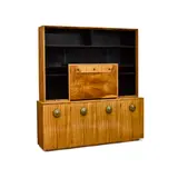 Gilbert Rohde, Dropfront Desk Bookcase Unit on Cabinet