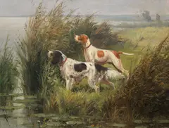 Eugène Petit, Pointers in Landscape