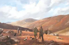 Guns Taking a Break by John Trickett, offered Oct 2019