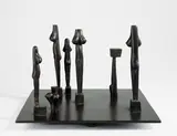 Gustav Seitz, Jungfrauenbrünnlein, 1969, Bronze mit dunkelbrauner Patina. Höhe: 23,4 cm (9 ¼ in.)