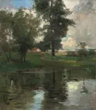 Karl Hagemeister, Landschaft bei Ferch
