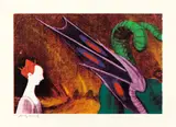 Andy Warhol, Details of Renaissance Paintings (Paolo Uccello, St. George and the Dragon, 1460), 1984, Farbserigraphie auf Arches-Velin