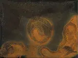 Otto Piene, Pale Glow, 1996, Mischtechnik auf Leinwand