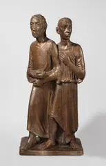 Joachim Karsch, Schreitende Jünger (Jesus und Johannes), 1931, Bronze mit hellbrauner Patina. Höhe: 96 cm (37 ¾ in.)