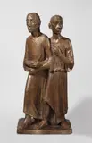Joachim Karsch, Schreitende Jünger (Jesus und Johannes), 1931, Bronze mit hellbrauner Patina. Höhe: 96 cm (37 ¾ in.)