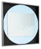 Spiegelobjekt by Adolf Luther, 1985, Konkaver Rundspiegel mit 414 kleinen Spiegeln in schwarzem Holzrahmen mit Aluminium-Leiste, sold Jun 2010