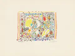 Pablo Picasso, Le Picador II, 1961, Farblithografie auf Arches-Velin