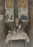 Eduard Bargheer, Der Esser, 1927, Öl auf Leinwand