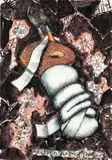 Jörg Immendorff, Wie gehts der Künstlerhand?, 1997, Gouache, Tusche und Bleistift auf Papier