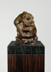 Mother by Jonathan Meese, 2004, Bronze auf Granitplinthe und Holzsockel. Höhe (ohne Plinthe und Sockel): 27 cm (10 ⅝ in.), sold May 2013