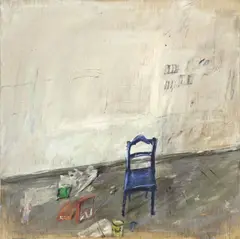 Klaus Fußmann, Interieur III, 1970, Kunstharz auf Leinwand