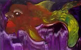 The Des Fish by Rainer Fetting, 1989, Öl auf Leinwand, sold Nov 2011