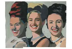 Eberhard Havekost, Ohne Titel, 1995, Tempera auf Papier (Seite einer Zeitschrift)