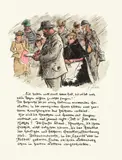 Heinrich Zille, Zwanglose Geschichten und Bilder, 1919, Halbpergamentband mit 49 Lithographien, jeweils auf Zanders-Bütten, davon 15 vom Künstler koloriert, in originaler Pappkassette