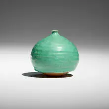 Weed pot by Doyle Lane, c. 1965, glazed earthenware, sold Mar 2026