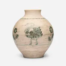 Jacques Blin, Vase, c. 1955, glazed earthenware