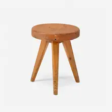 Charlotte Perriand, Stool, 1947, pine