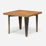 Dining table from the Cafeteria at Punjab University, Chandigarh by Pierre Jeanneret, c. 1959, teak, sold Mar 2026