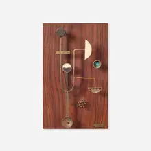 Peter Macchiarini, Untitled, copper, brass, ebony and cherry