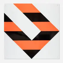 Barbara Stauffacher Solomon, SuperSign, 2018, porcelain enamel on steel
