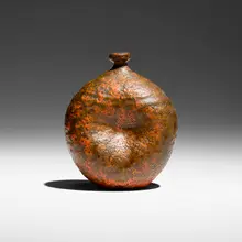 Weed pot by Doyle Lane, c. 1965, glazed earthenware, sold Nov 2025