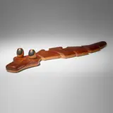 Dean Santner, Articulated Puzzle Pal Alligator, 1970, walnut