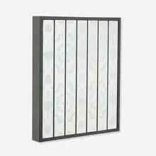 Matt Carr, Pirouette mirror, 2006, etched mirrored glass, stained wood veneer