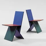 Verner Panton, Vilbert chairs, pair