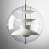 Verner Panton, Panto Globe, 1977, acrylic, enameled metal